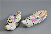 藏品(珠繡花卉紋鞋面)的圖片