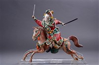 藏品(交趾陶人物帶騎)的圖片