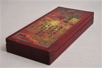 藏品(廣東陽江山水紋漆盒)的圖片