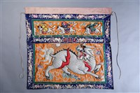 藏品(光德壇橘地盤金彩繡麒麟紋桌帷)的圖片