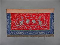 藏品(紅地盤金彩繡雙鳳紋帳籬)的圖片