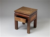 藏品(茄苳入石柳方凳1)的圖片