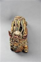 藏品(倒爬獅豎材(龍邊))的圖片