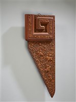 藏品(茄苳入石柳神桌角牙(虎邊))的圖片