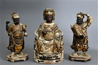 藏品(天上聖母神像、千里眼神像、順風耳神像三尊)的圖片