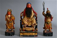 藏品(關公神像、關平神像、周倉神像三尊)的圖片