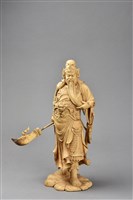 藏品(黃楊木關公)的圖片