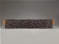 藏品(茄苳木嵌黃楊神桌構件(封神榜))的圖片