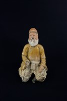 藏品(坐姿老翁人像)的圖片
