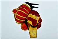 藏品(皮影戲偶頭(武淨))的圖片