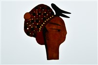 藏品(皮影戲偶頭(武生))的圖片