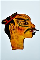 藏品(皮影戲偶頭(鬚生))的圖片