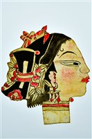 藏品(皮影戲偶頭(旦))的圖片