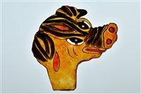 藏品(皮影戲偶頭(豬八戒))的圖片