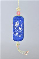 藏品(彩繡喜上梅梢紋眼鏡袋)的圖片
