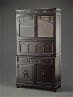 藏品(烏心石木雙層玻璃書櫃)的圖片