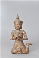 藏品(樂師木雕-鈸)的圖片