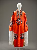 藏品(橘色龍紋褶子)的圖片