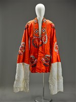 藏品(橘色鳳紋女褶子)的圖片