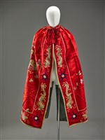 藏品(紅色花鳥紋斗篷)的圖片
