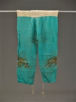 藏品(湖青色飾亮片長褲)的圖片