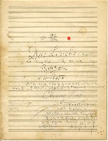 藏品(二歌 總譜，鉛筆手稿)的圖片