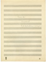 藏品(翻頁 譜紙草稿)的圖片