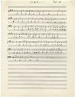 藏品(中國民謠改編 《漁翁樂》、《康定情歌》、《採蓮謠》、《綉荷包》單聲部，墨水筆/鉛筆手稿)的圖片