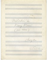 藏品(古歌十一首 原子筆/鉛筆手稿)的圖片