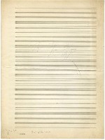 藏品(不老歌 總譜，鉛筆手稿)的圖片