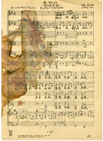 藏品(西湖好 總譜，墨水筆手稿)的圖片