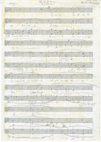 藏品(想溫柔的心 鉛筆手稿)的圖片