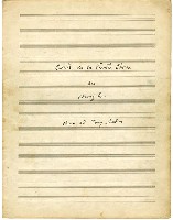 藏品(小女婿相親 鋼琴縮譜，墨水筆手稿)的圖片