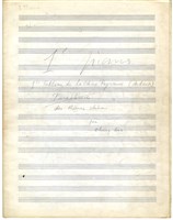 藏品(Deux Tableaux de la Chine Paysanne 總譜，墨水筆手稿)的圖片