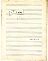 藏品(Deux Tableaux Symphonic Pictures of Rural China 分譜，Andante, 墨水筆手稿)的圖片