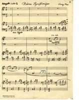 藏品(劉阮入天台 總譜，墨水筆手稿)的圖片