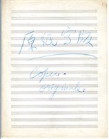 藏品(劉阮入天台 總譜，鉛筆草稿)的圖片