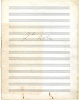 藏品(楊貴妃 大譜表記譜，第二幕，鉛筆手稿)的圖片