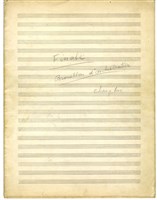 藏品(農村古舞 總譜，鉛筆草稿)的圖片