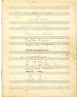 藏品(大理石花 墨水筆/鉛筆手稿)的圖片