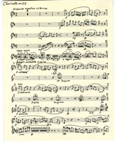 藏品(茶山舞，分譜 墨水筆手稿)的圖片