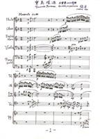 藏品(寶島環遊 總譜 墨水筆手稿)的圖片