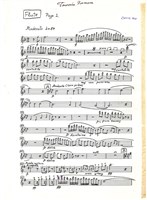 藏品(寶島環遊 長笛、雙簧管、英國管與大提琴分譜 手稿影本)的圖片