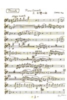 藏品(鋼琴協奏曲 分譜 第一樂章〈台灣山海〉墨水筆手稿)的圖片