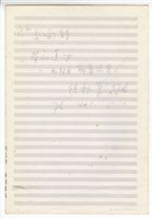 藏品(勞山道士 總譜 手稿草稿鉛筆稿)的圖片