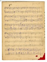 藏品(風琴小奏鳴曲，作品50－手稿（草稿）)的圖片