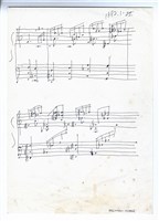 藏品(第二首小提琴奏鳴曲，作品99－手稿（速寫、黑筆）)的圖片
