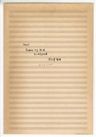 藏品(《Mozart Symphony ing，KV183》手稿 完稿)的圖片