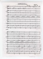 藏品(《在銀色的月光下》總譜  影印稿 完稿)的圖片