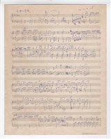 藏品(作品31，《無題》鋼琴獨奏 手稿 草稿)的圖片